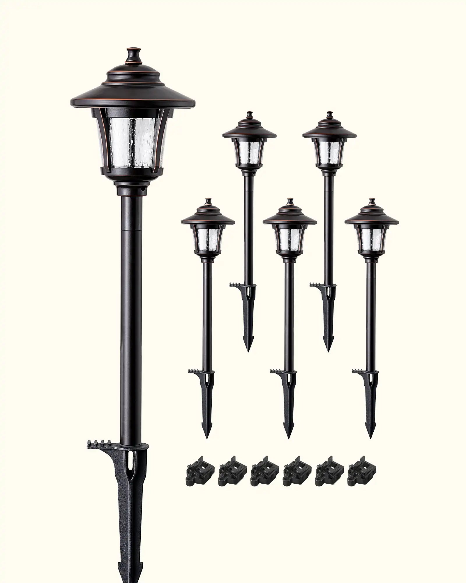 Lantern Path Light  12V 3W 120LM 3000K Warm White Low Voltage Landscape Lights-HGSL34A-HGSL34B