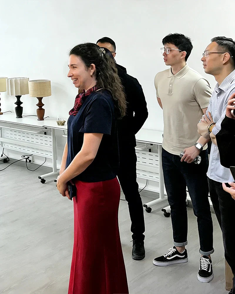 on-march-nineteen-twenty-twenty-six-edishine-welcomed-caitlin-general-manager-of-the-north-america-lighting-category-at-wayfair-for-an-on-site-visit-and-strategic-exchange