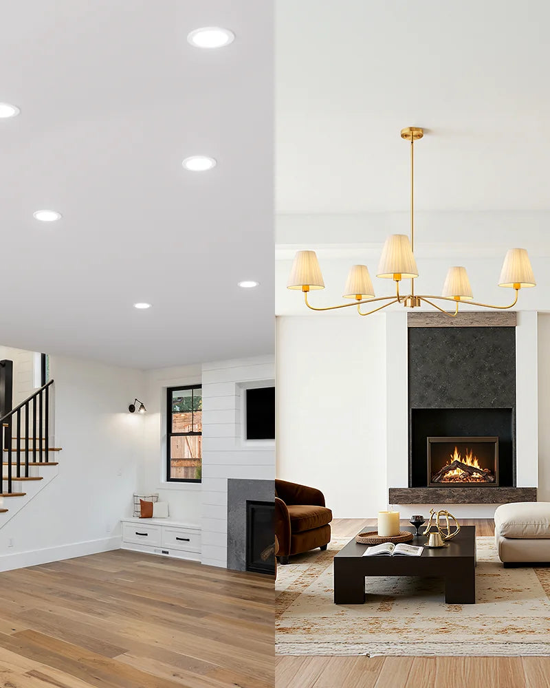 change-recessed-lighting-to-chandelier