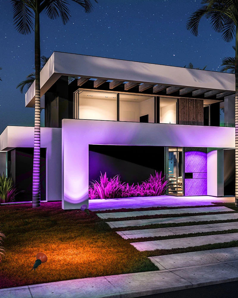 outdoor-lighting-with-par38-bulbs