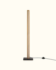 Minimalist Wood Corner Floor Lamp-HBFL02V