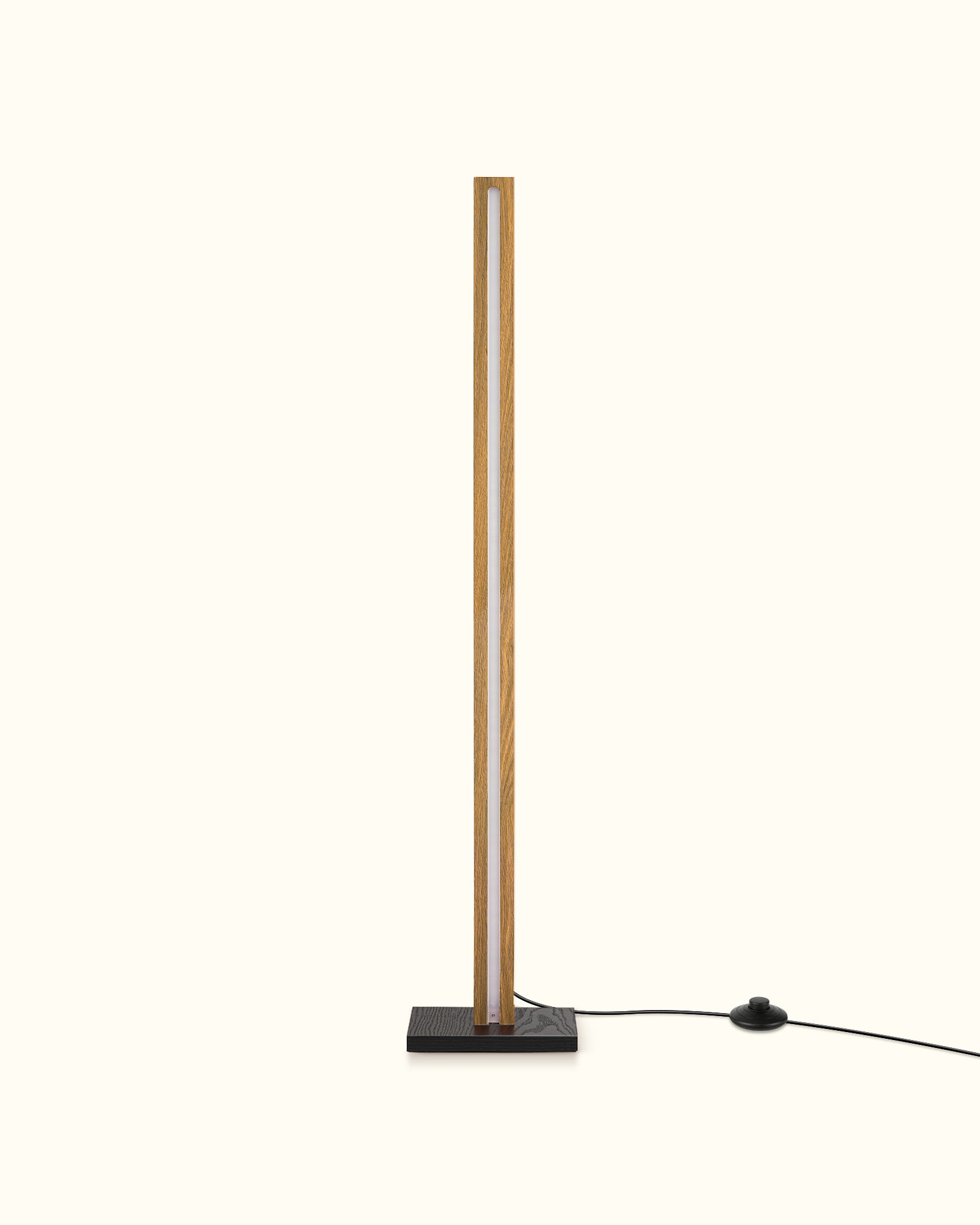 Minimalist Wood Corner Floor Lamp-HBFL02V
