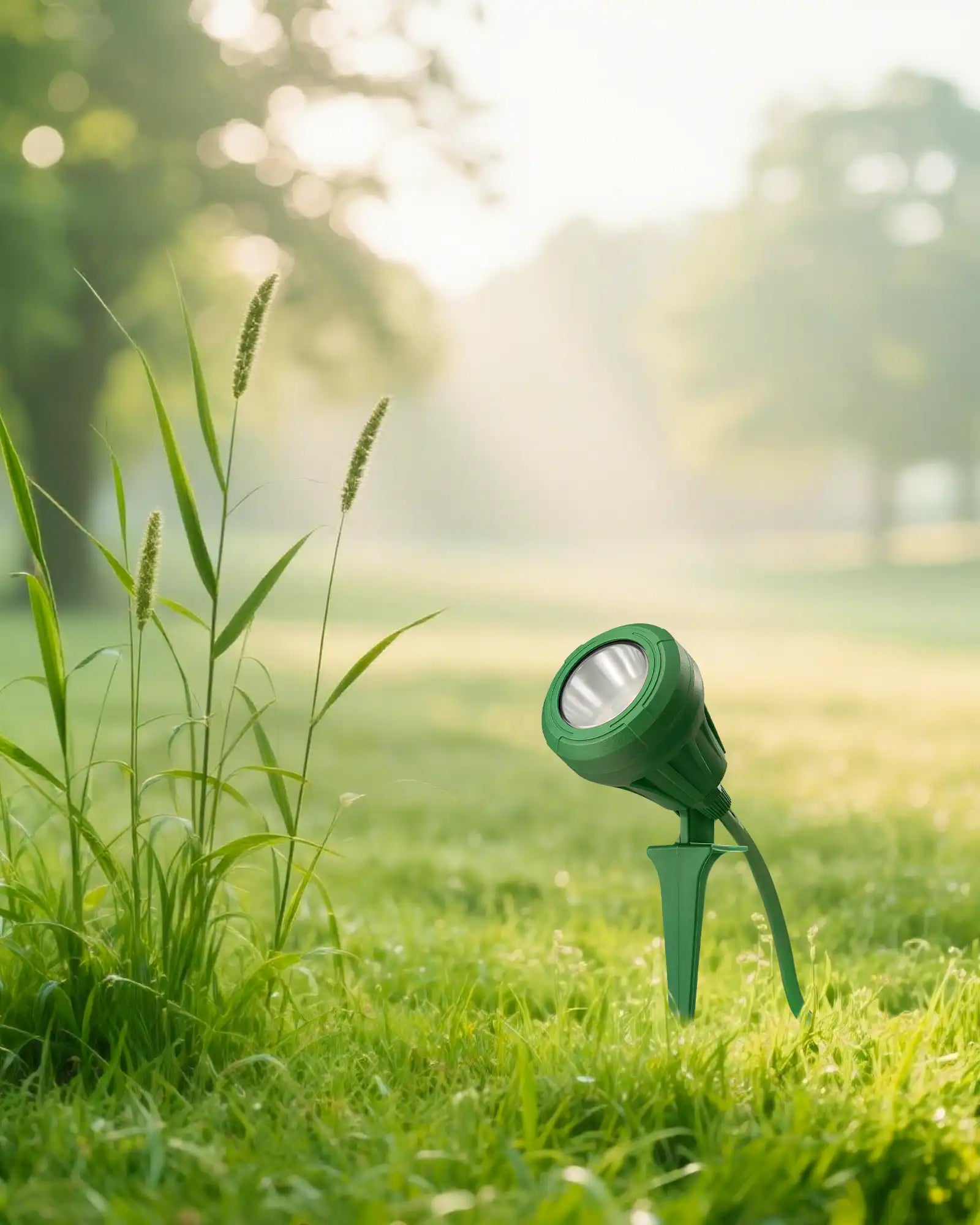 120V Spotlight Outdoor with 5ft Extension Cord, 400 Lumens Waterproof LED Spot Light with 3 Lenses (Red Yellow Green) for Holiday, Trees, Garden Decor-HGSL01A1 -HGSL01E1-HGSL01F1