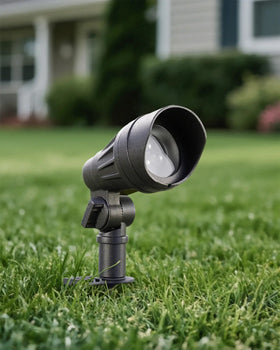 Low Voltage Garden Spotlight (8 Pack) 12V LED Garden Spotlight  Waterproof, Warm White-EDISHINE