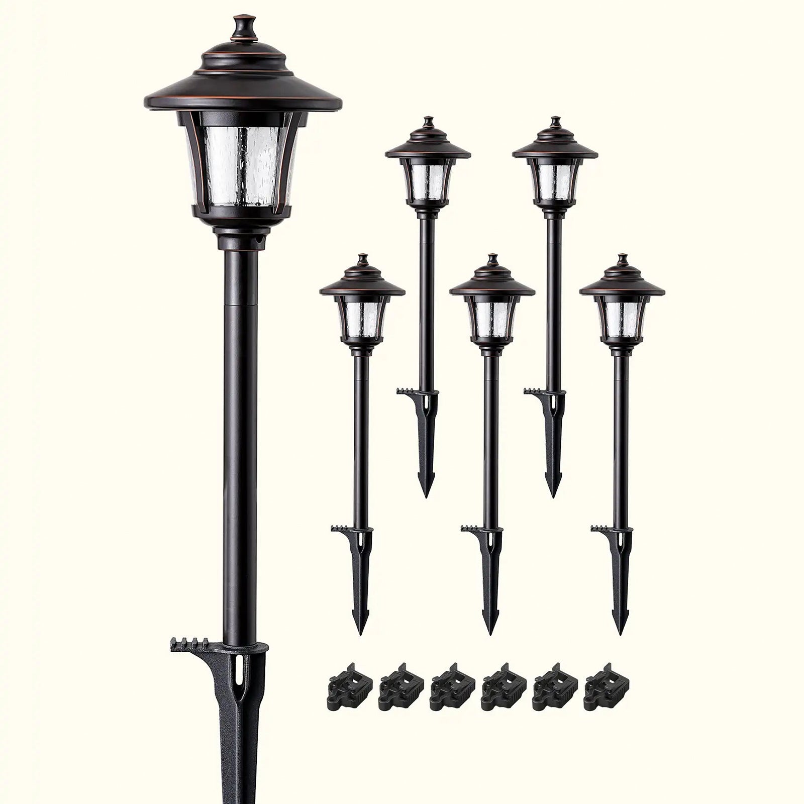 Lantern Path Light  12V 3W 120LM 3000K Warm White Low Voltage Landscape Lights-HGSL34A-HGSL34B