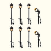 EDISHINE 8 Pack 12V Low Voltage Landscape Lights Kit-HGSL34C
