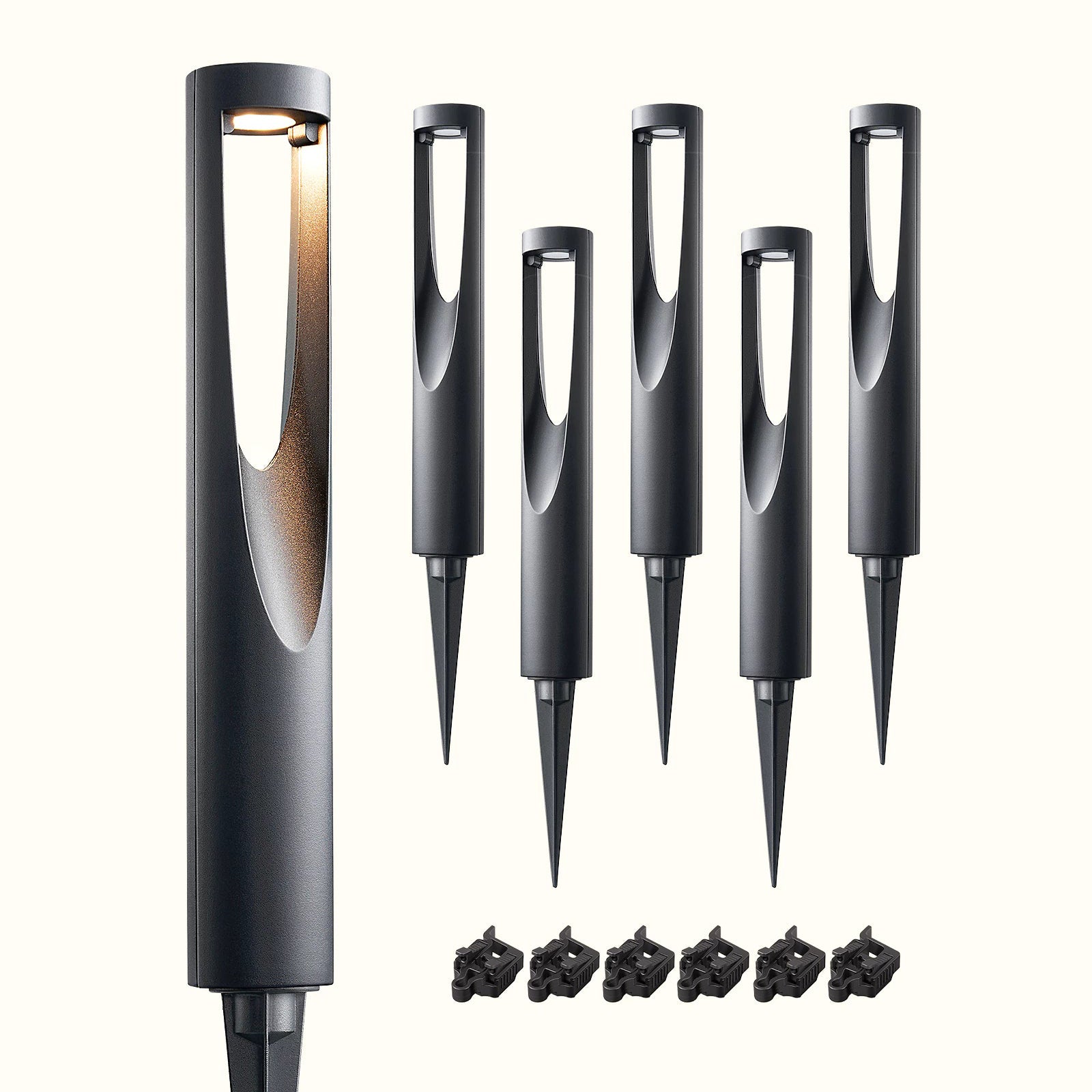 EDISHINE 12V 3000K Warm White Low Voltage Landscape Lights, IP65, CRI 80 - HGSL36A - HGSL36B- HGSL36C