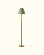 62" Tall Retro Traditional Floor Lamp with Linen Shade