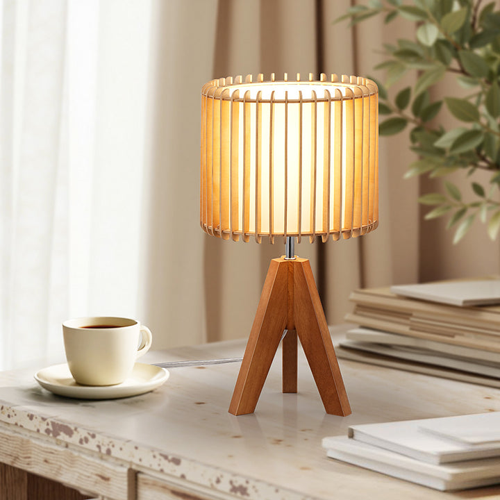 Woven Shade Table Lamp (bulbs not included）-HLTL15G-HLTL15H-HLTL15J