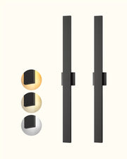 Modern EDISHINE 2 Pack 39.3" Modern Outdoor Wall Lights Dimmable on a white background