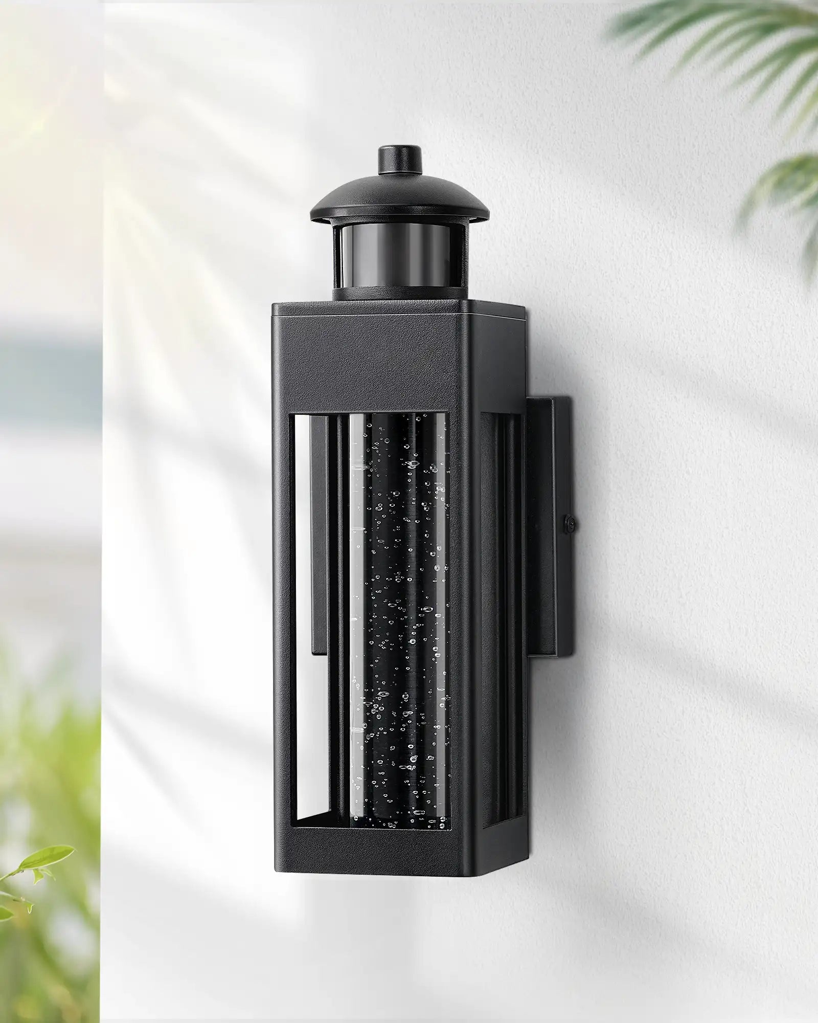 Motion Sensor Outdoor Wall Lights on a white background