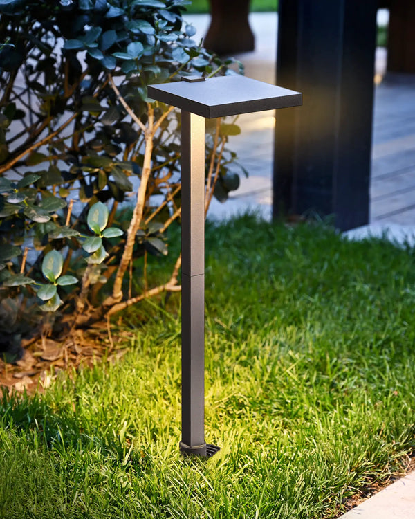 Panel Path Light (4 Pack) - 5.6W 12V AC/DC Low Voltage Landscape Lights-HGSL30A