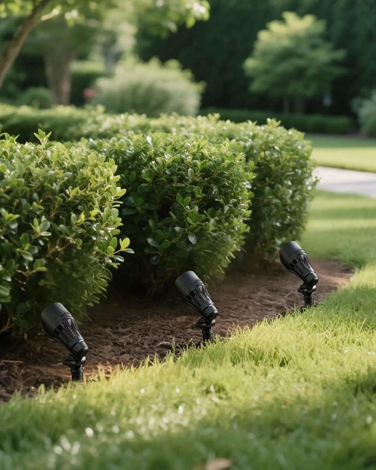 LED Low Voltage Garden Spotlights 4/8 Pack，12V Waterproof Outdoor Landscape Lights, Warm White -HGSL08A - HGSL08B