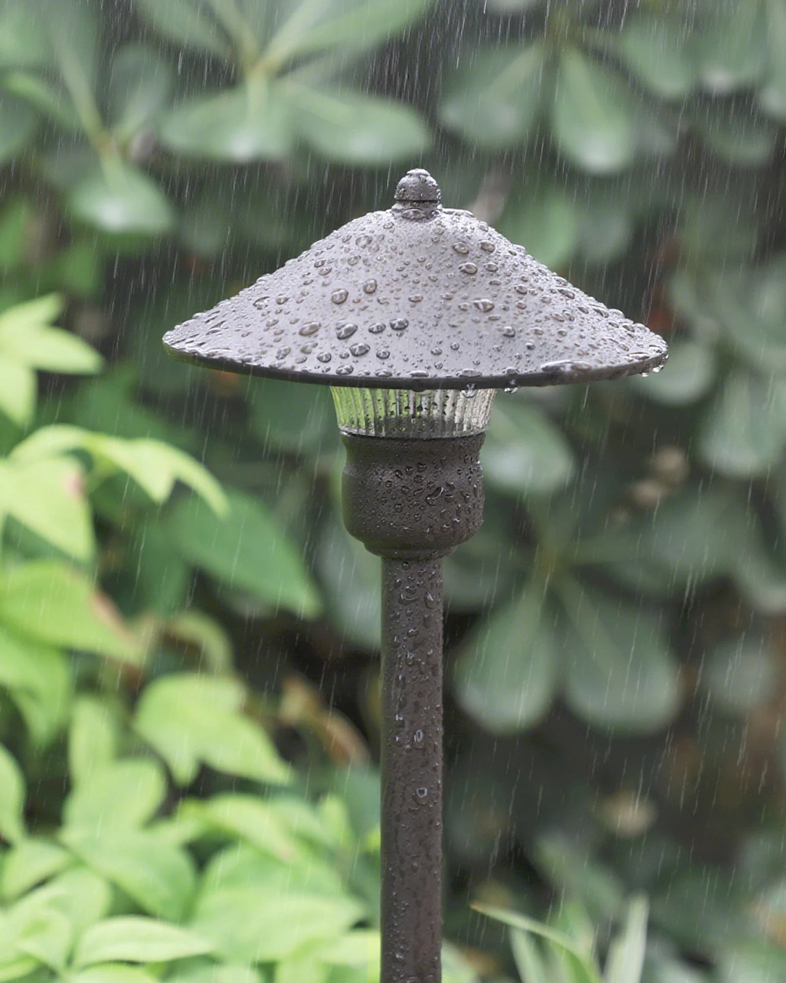 LED Low Voltage Mushroom Path Lights, 4-Pack, 3W 12V LED Warm White Landscape Lights- HGSL06A