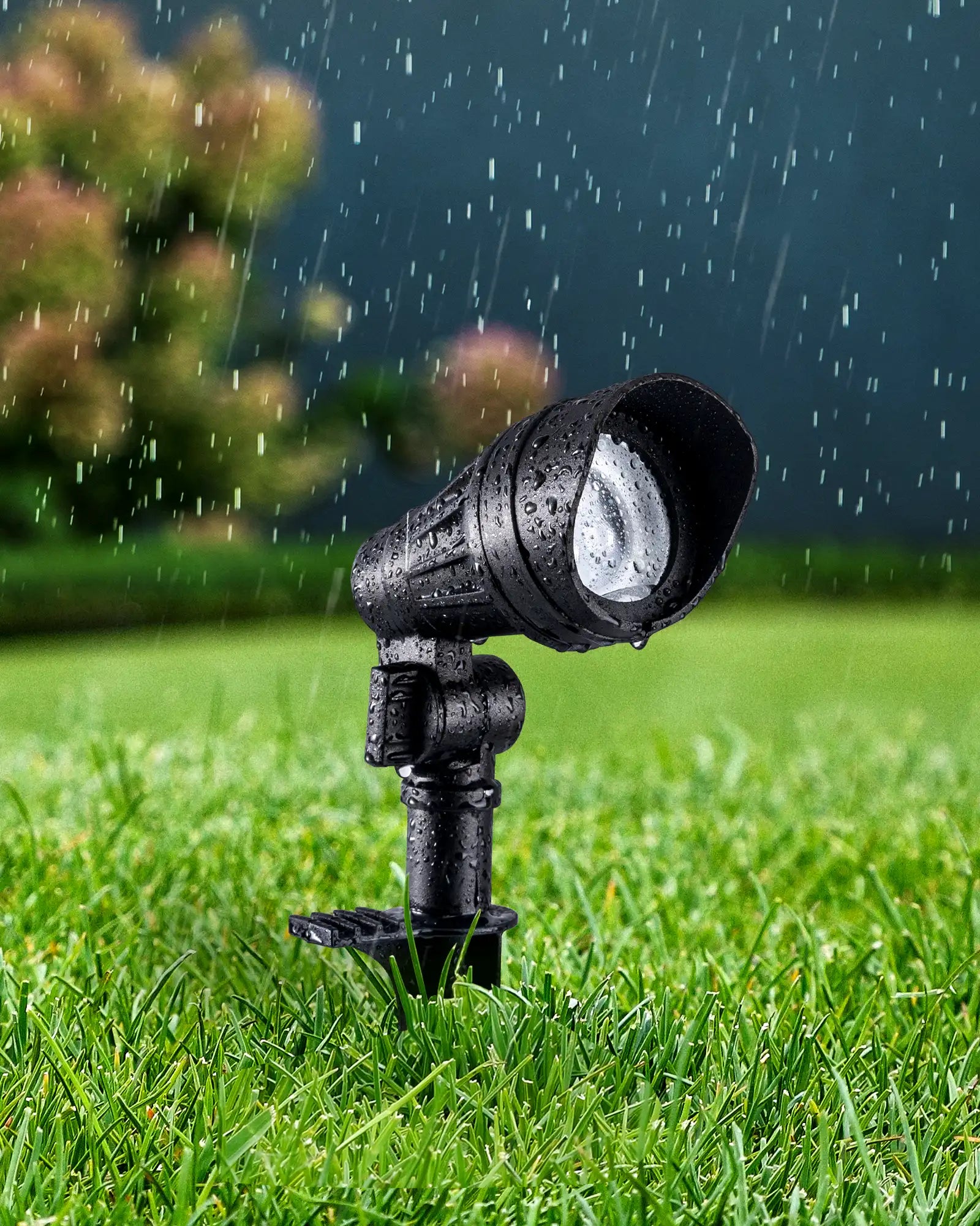 LED Low Voltage Garden Spotlights 4/8 Pack，12V Waterproof Outdoor Landscape Lights, Warm White -HGSL08A - HGSL08B