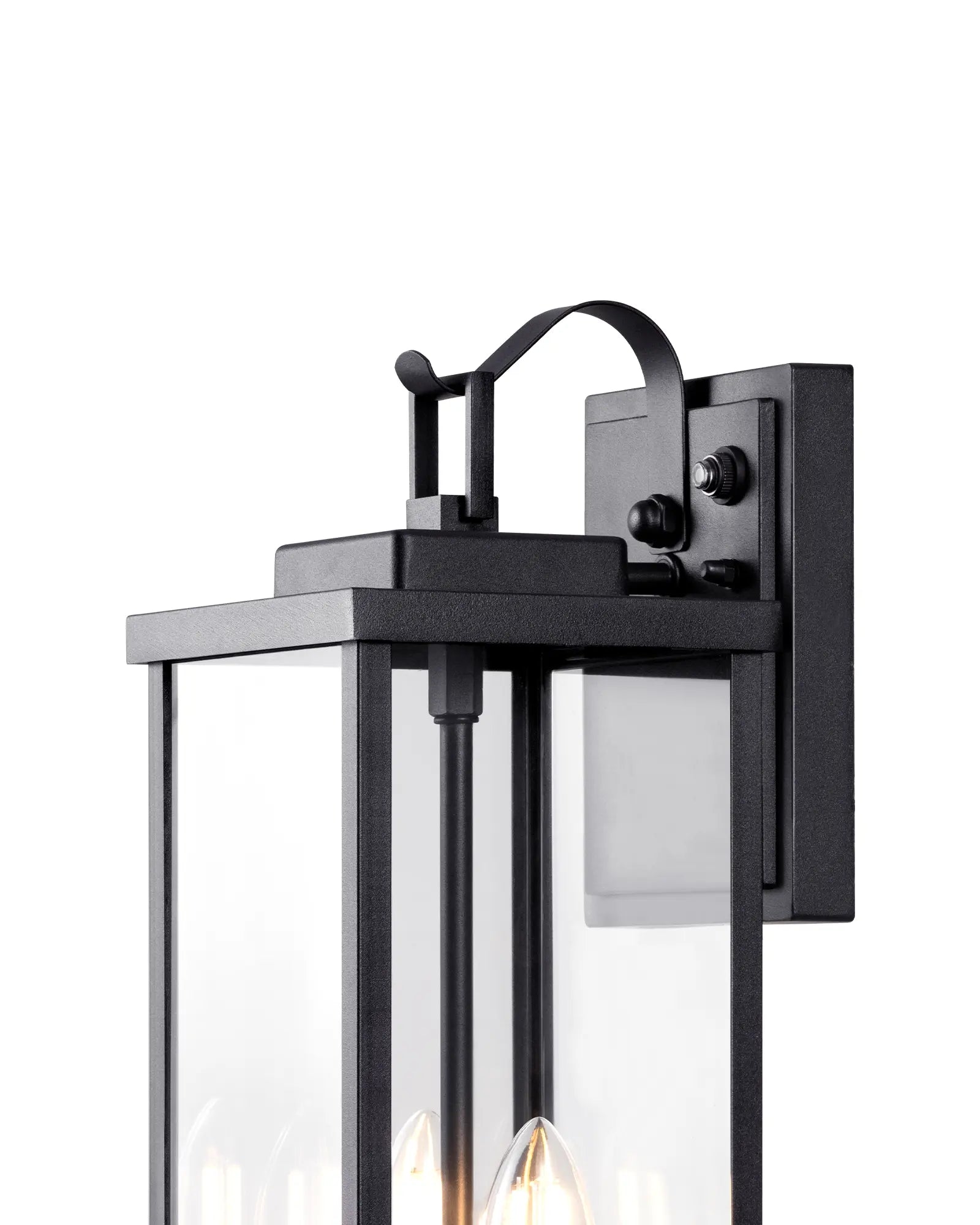 EDISHINE 16'' Dusk To Dawn Outdoor Wall Lantern-HOWL06W