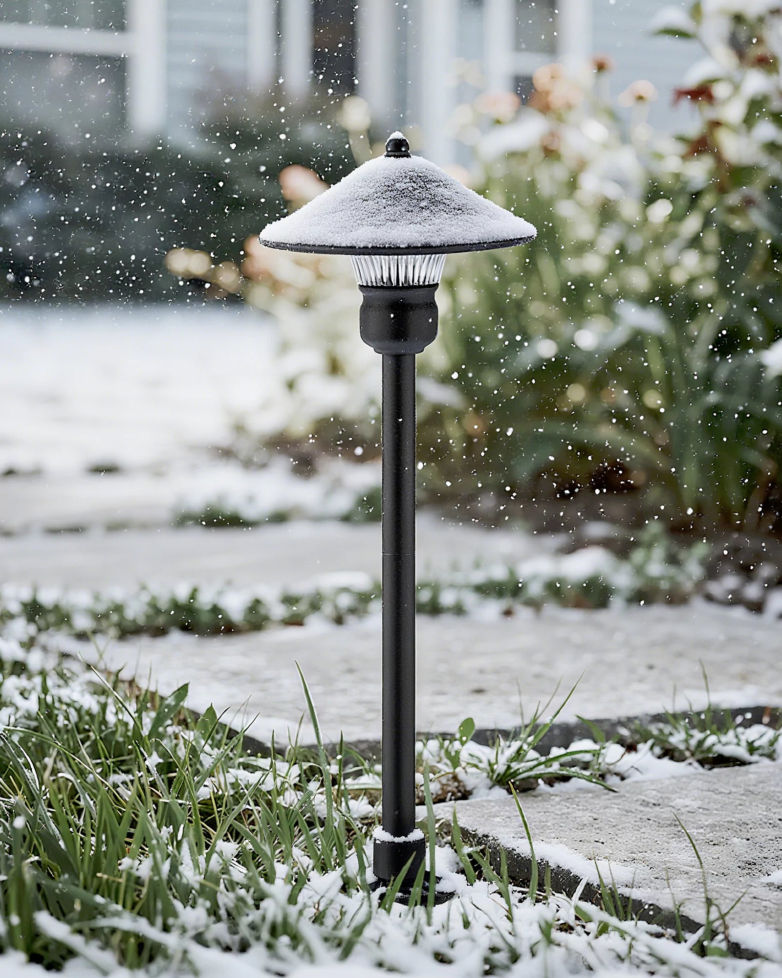 LED Low Voltage Mushroom Path Lights, 4-Pack, 3W 12V LED Warm White Landscape Lights- HGSL06A