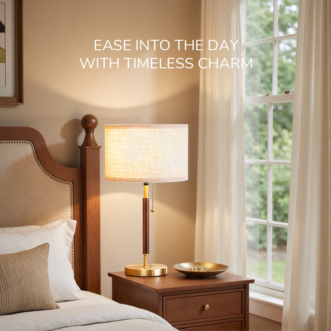 Classic Solid Wood Table Lamp-HLTL05S-HLTL05X
