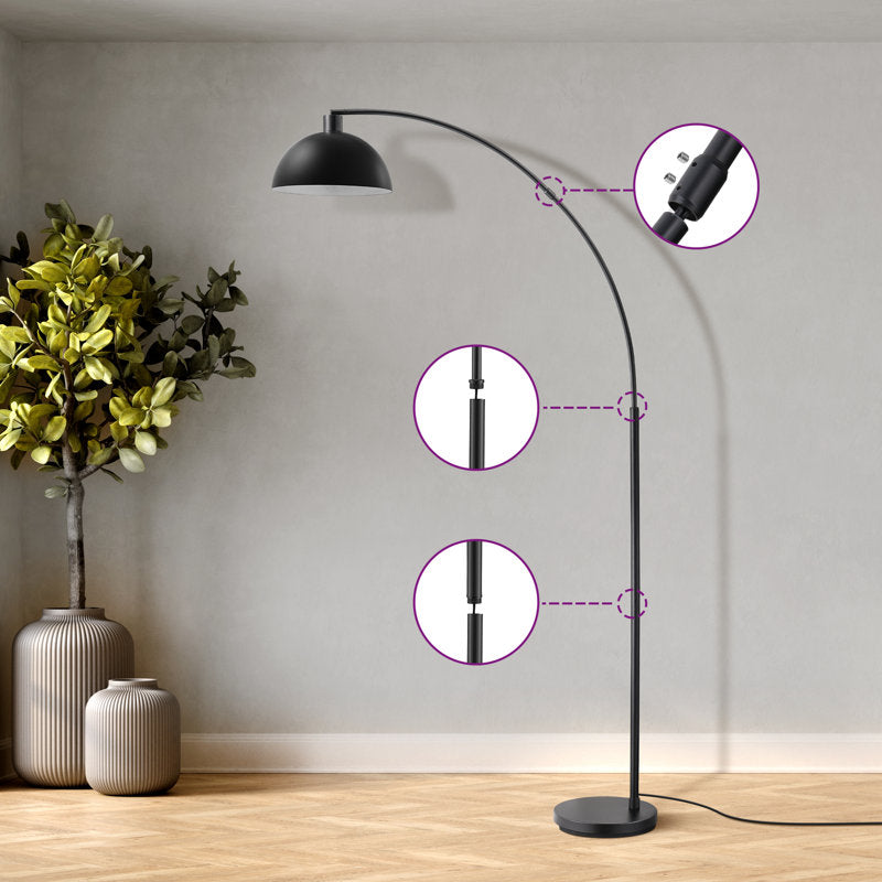 Bynaker 78.4" Arched/Arc Floor Lamp