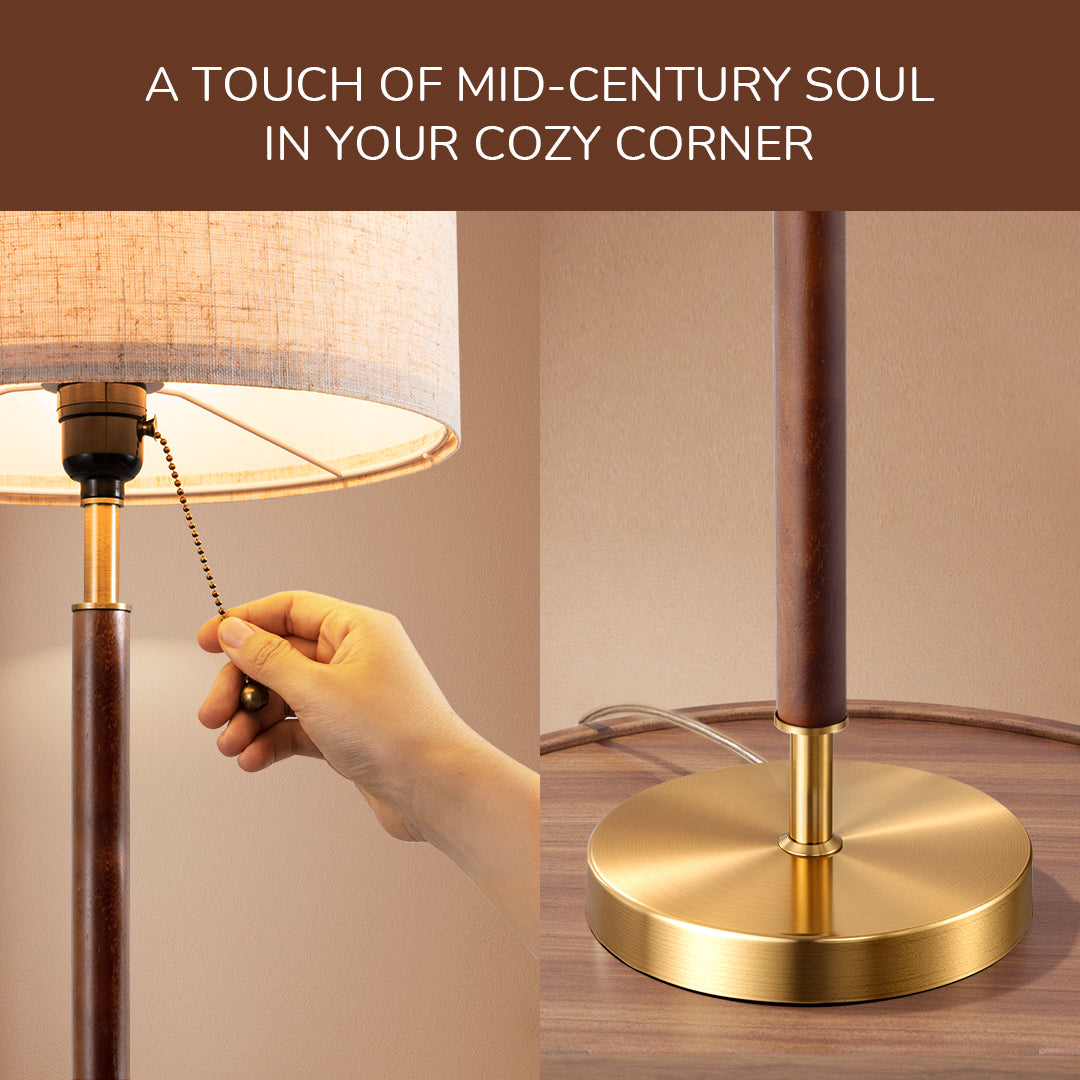 Classic Solid Wood Table Lamp-HLTL05S-HLTL05X