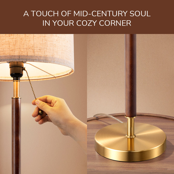 Classic Solid Wood Table Lamp (bulbs not included）-HLTL05S-HLTL05X