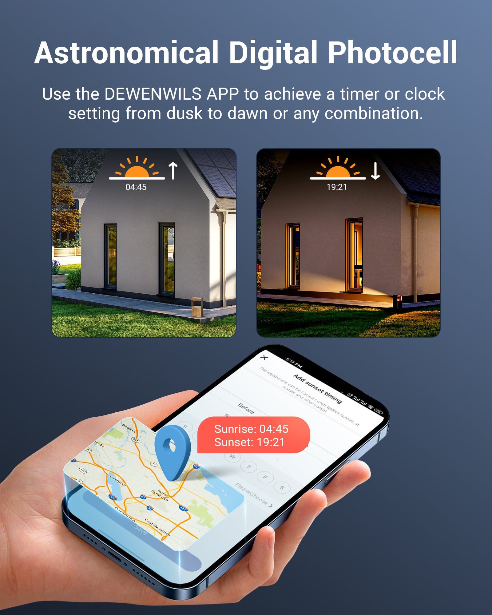 DEWENWILS 200W Wi-Fi Low Voltage Transformer, 3 Independent Outputs, 120V AC to 12V/14V AC, Low Voltage Landscape Transformer with Schedule & Timer, Work with Alexa & Google Assistant - HWLT04A1