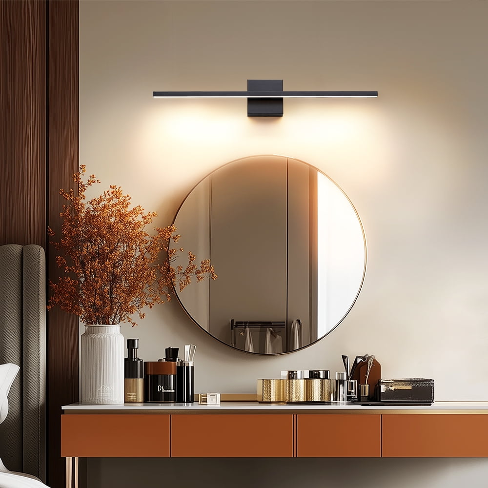 EDISHINE LED Bar Light Wall Mounted Vanity Lights for Bathroom Mirror, 3000K Warm White, 18W