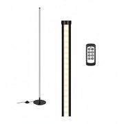 EDISHINE Floor Lamps for Living Room, Remote Control & Foot Switch Corner Floor Lamp, 10%-100% Dimmable Standing Lamp with 7 Color Temperature, 57.5" Tall Floor Lamp for Bedroom, Office, Black