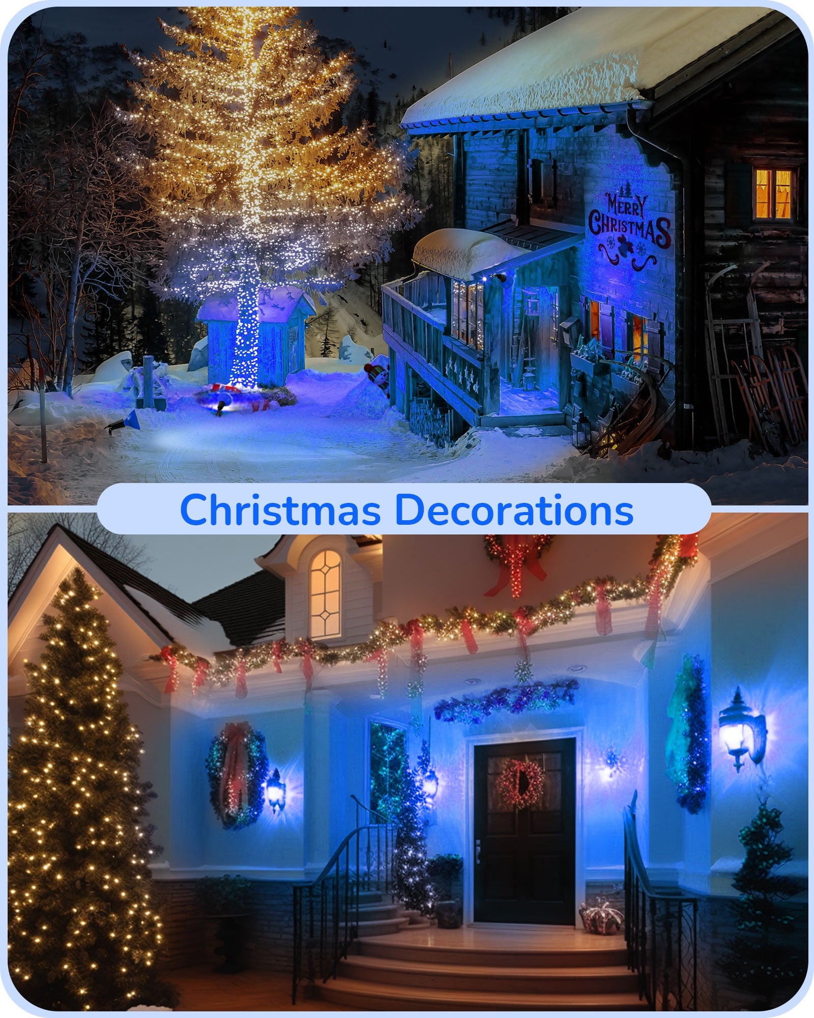 EDISHINE 4 Pack PAR38 Blue LED Flood Light Bulbs Outdoor, Dimmable Blue LED Light Bulb, 18W(120W Equivalent), Light Bulb for Halloween Decorations, Christmas Decor, E26 Base, ETL Listed