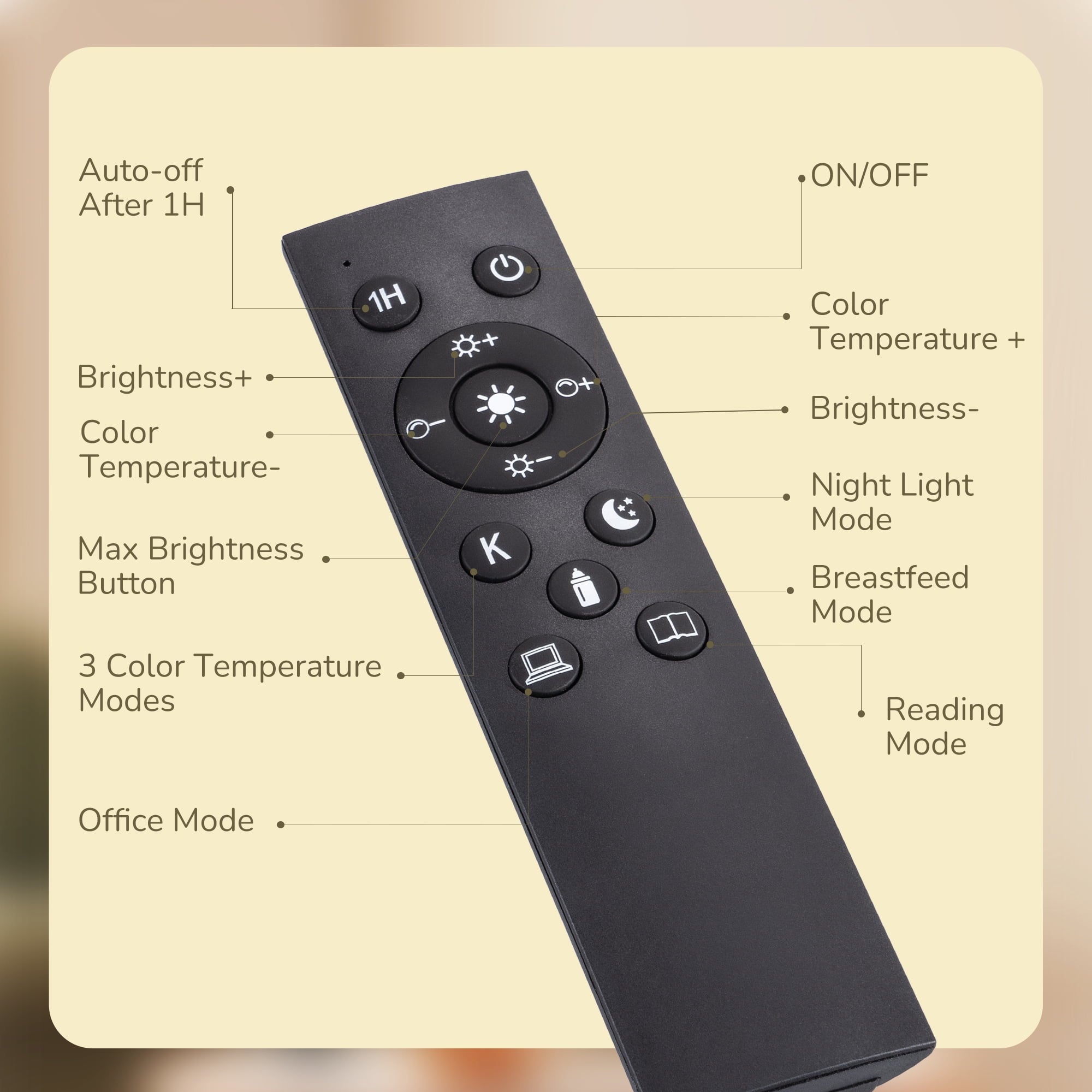 EDISHINE 63.4" Arc Floor Lamps for Living Room Clearance, with Remote, Metal Tall Standing Arched Floor Lamp with Adjustable Lamp Shade for Bedroom, Office, Read Lighting, LED Bulb Included, Black