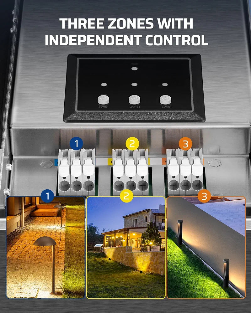 DEWENWILS 300W Wi-Fi Low Voltage Landscape Transformer 2.4GHz ONLY