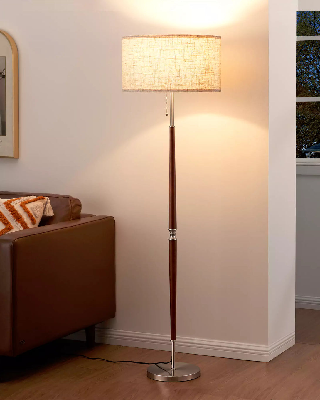 Classic Solid Wood Floor Lamp-HFLFC1A-HFLFC1B-HFLFC1C-HLFL09B