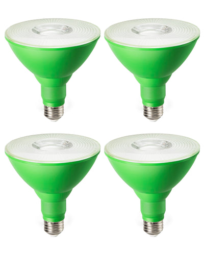   
                    EDISHINE 4 Pack PAR38 Green LED Flood Light Bulbs Outdoor, Dimmable LED Flood Christmas Light Bulb, 18W(120W Equivalent), Green Flood Lights for Christmas Decorations, E26 Base, ETL Listed
                    