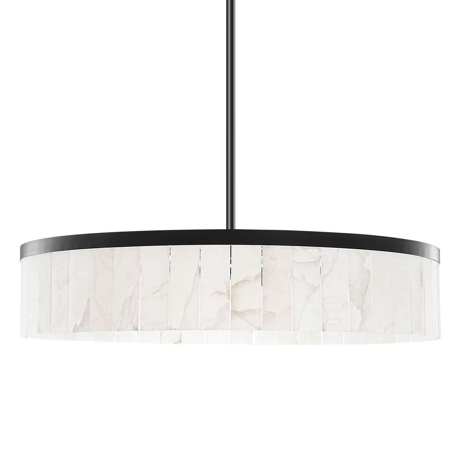 8-Light Spanish Alabaster Chandelier (42")