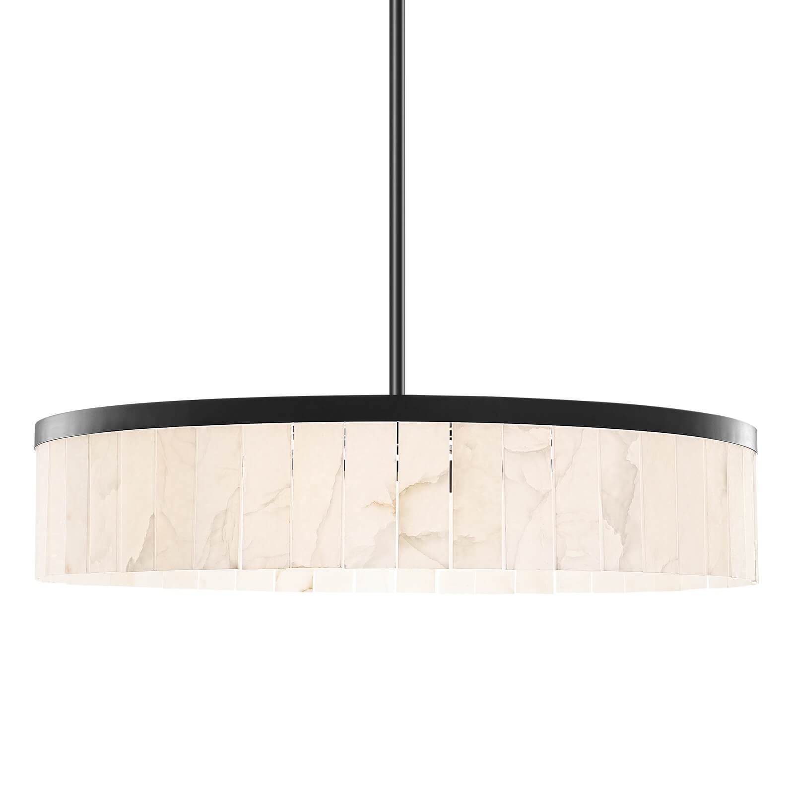 8-Light Spanish Alabaster Chandelier (42")