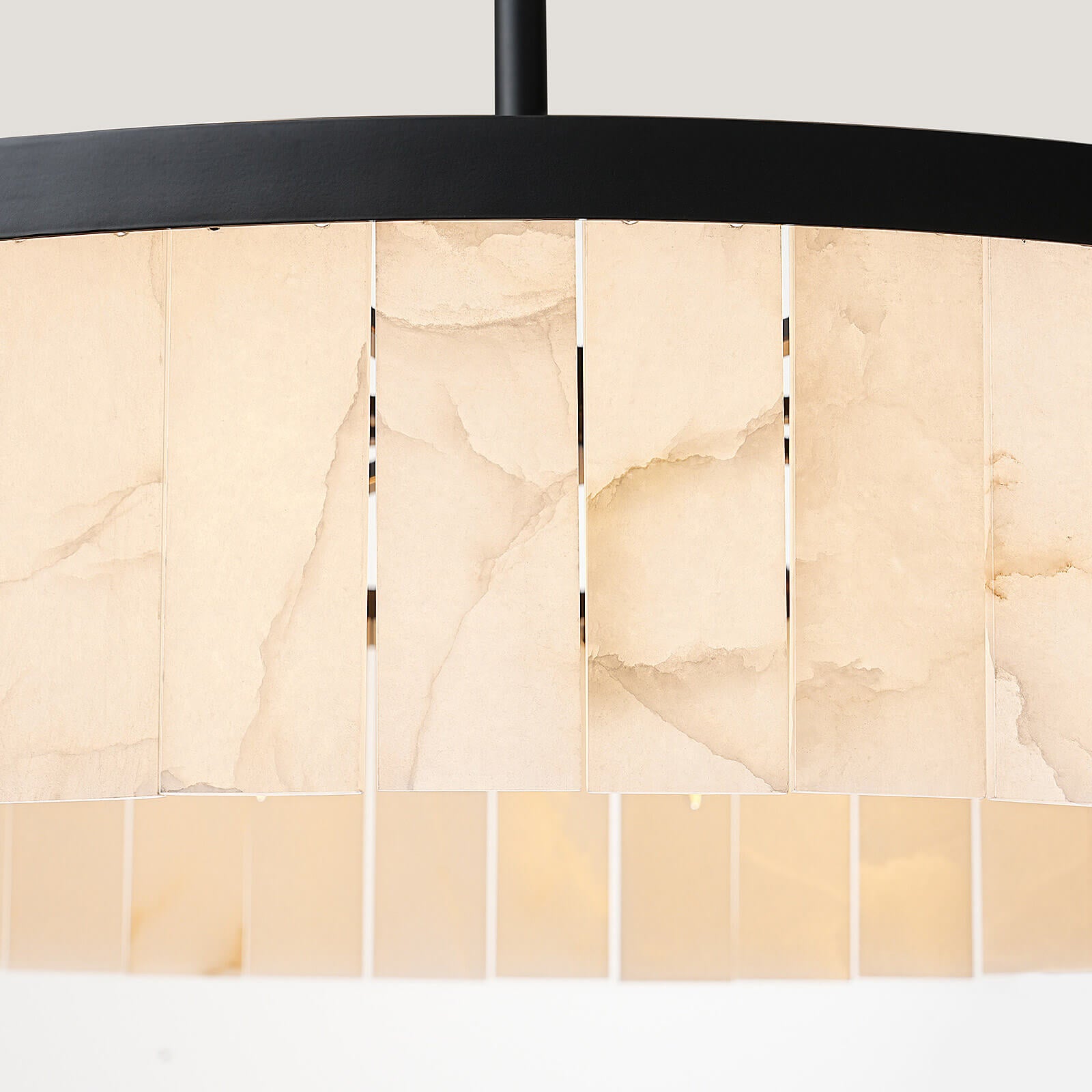 8-Light Spanish Alabaster Chandelier (42")