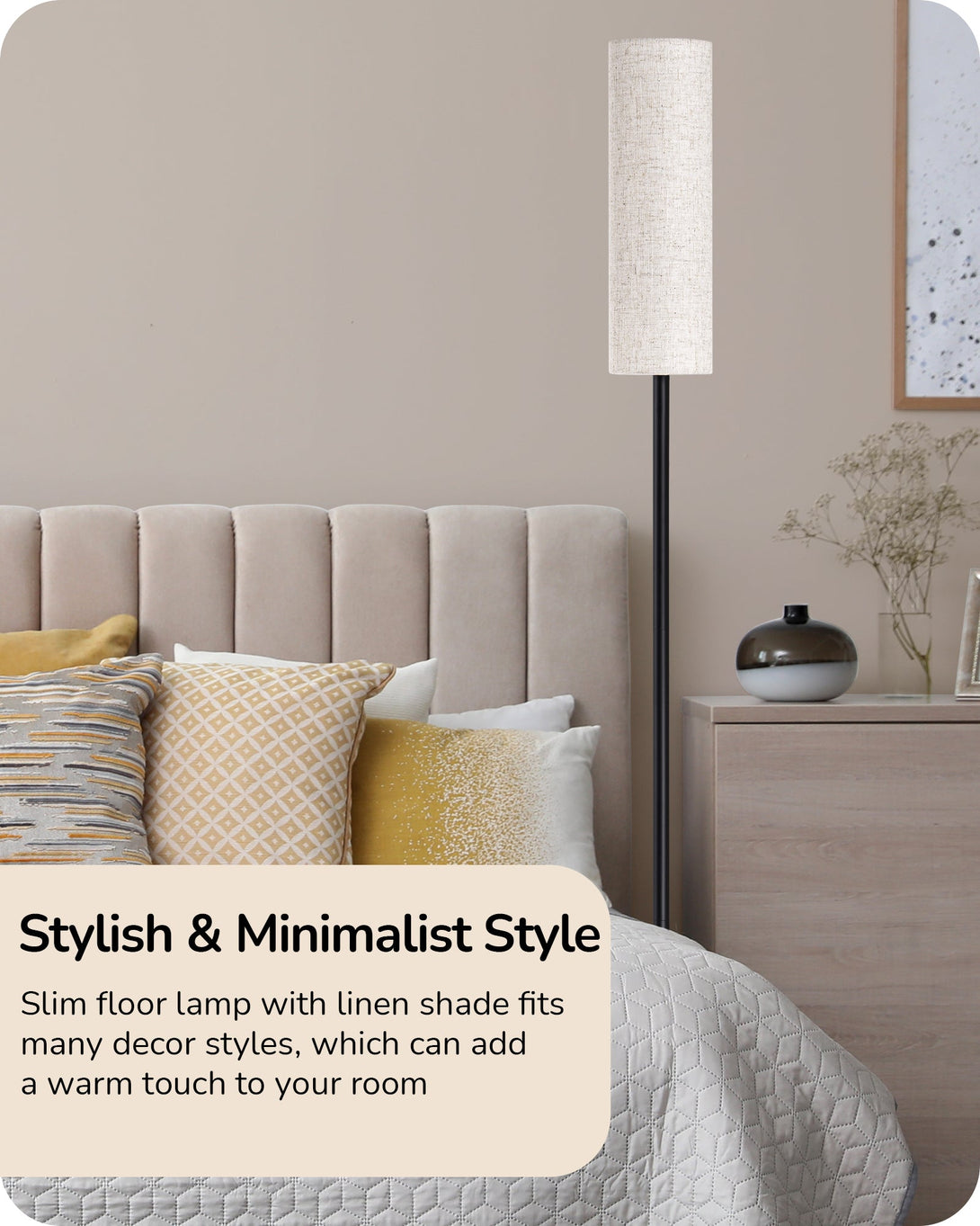 Slim Standing Lamp-HFLEC1A -HFLEC1B