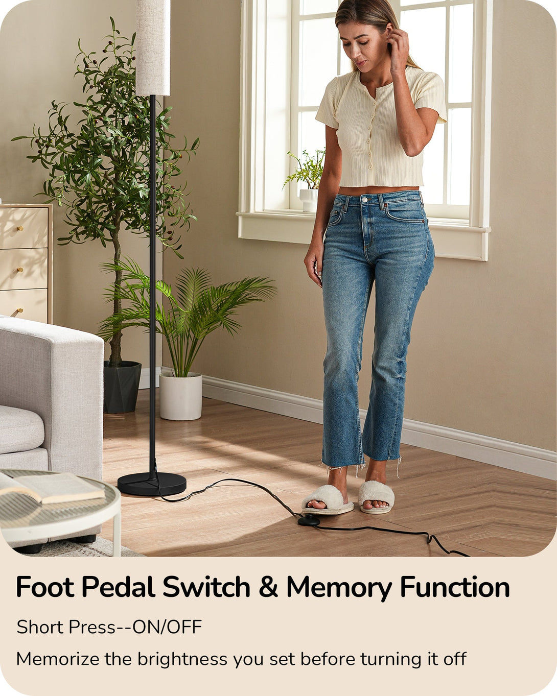 Slim Standing Lamp-HFLEC1A -HFLEC1B
