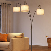 EDISHINE 83" 3-way Dimmable Arc Tree Floor Lamp With Rotary Switch - HFLEE1B