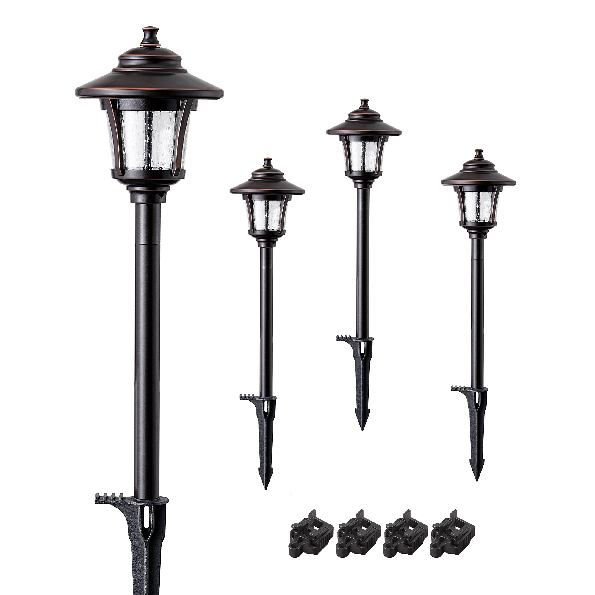 Lantern Path Light  12V 3W 120LM 3000K Warm White Low Voltage Landscape Lights-HGSL34A-HGSL34B
