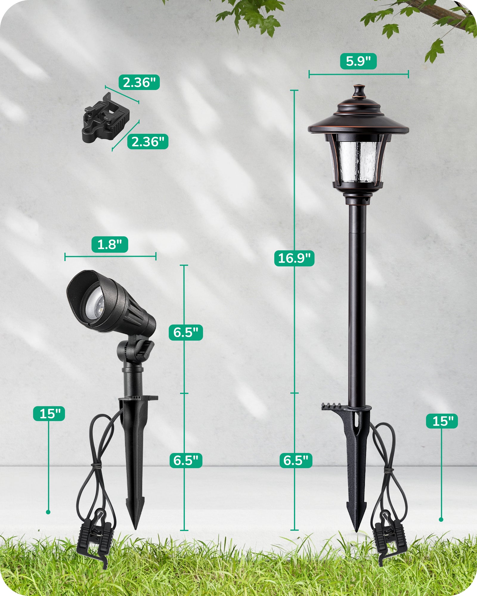 Ｌａｎｄｓｃａｐｅ　ＬＳＢ２０５ EDISHINE Low Voltage Landscape Lighting, 3.2W 3000K 50,000