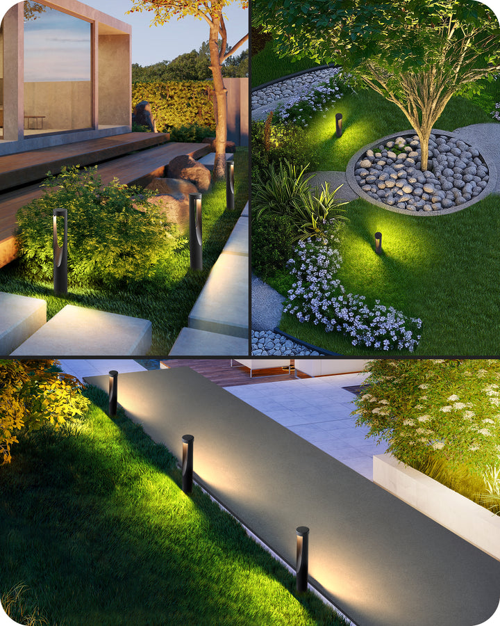 EDISHINE 12V 3000K Warm White Low Voltage Landscape Lights, IP65, CRI 80, 6 Pack-HGSL36A