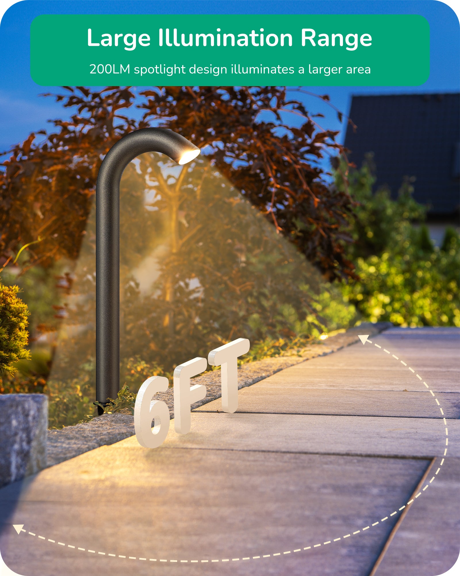 EDISHINE Low Voltage Landscape Lights, Candy Cane Lights-HGSL39A