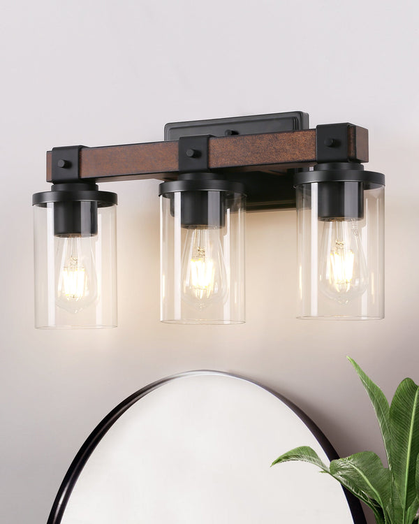 EDISHINE Farmhouse Vanity Lights for Bathroom-HHVL02D