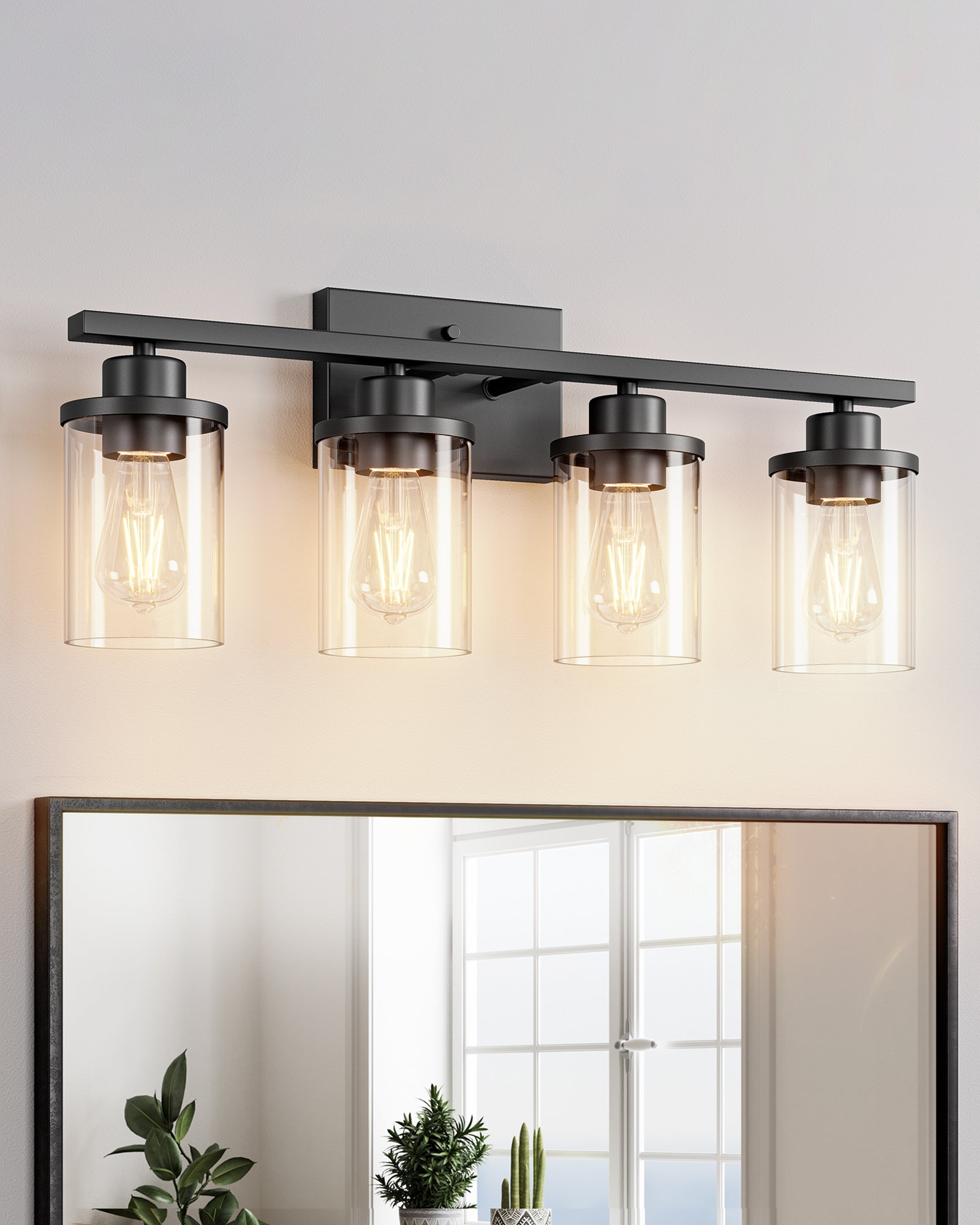 EDISHINE Light Dimmable Vanity Light-HHVL04M