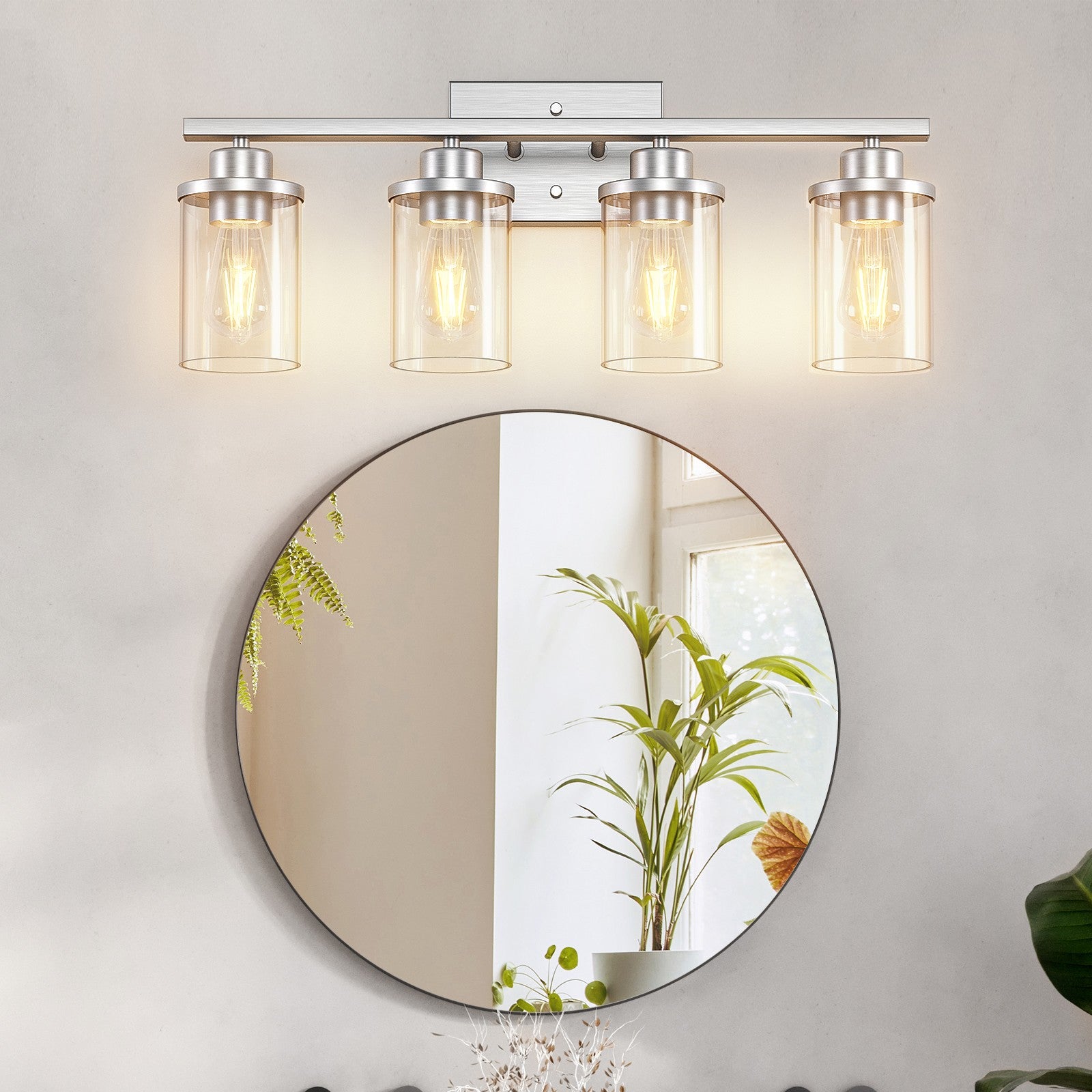 EDISHINE Light Dimmable Vanity Light-HHVL04N