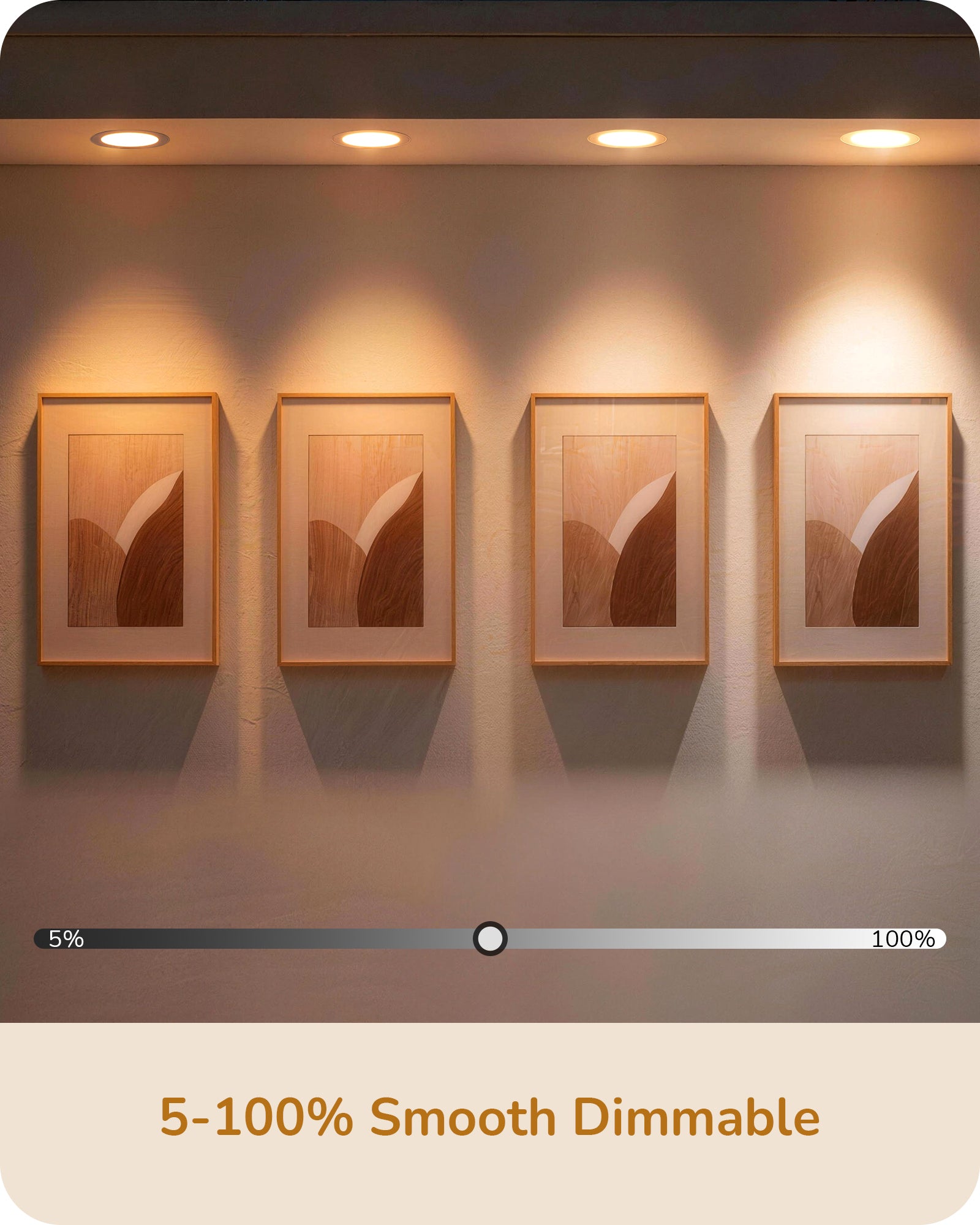 EDISHINE 12 Pack 6 Inch Recessed Lighting with Night Light, 5CCT Dimmable LED Recessed Lighting, 13W 1100LM CRI 90+, Canless Light Fixtures for Kitchen, Living Room - HJRL06B1