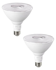 EDISHINE 3000K Warm Light 1800LM LED PAR38 Dimmable Flood Light Outdoor Bulb 2 Pack, 18W (120W Equivalent)-HLBP38F