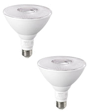 EDISHINE 5000K Daylight 1800LM LED PAR38 Dimmable Flood Light Outdoor Bulb 2 Pack, 18W (120W Equivalent)-HLBP38G