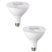EDISHINE 5000K Daylight 1800LM LED PAR38 Dimmable Flood Light Outdoor Bulb 2 Pack, 18W (120W Equivalent)-HLBP38G